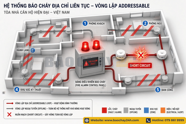 Ph&acirc;n Biệt Module C&aacute;ch Ly Với C&aacute;c Loại Module B&aacute;o Ch&aacute;y Kh&aacute;c